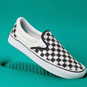 Vans checkerboard slip on